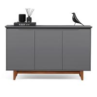 Buffet 3 Portas Flow Cinza - 1