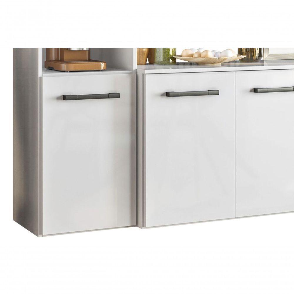 Cozinha Suspensa 07 Portas 02 Gavetas Branco Juliete - Nicioli - 6