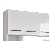 Cozinha Suspensa 07 Portas 02 Gavetas Branco Juliete - Nicioli