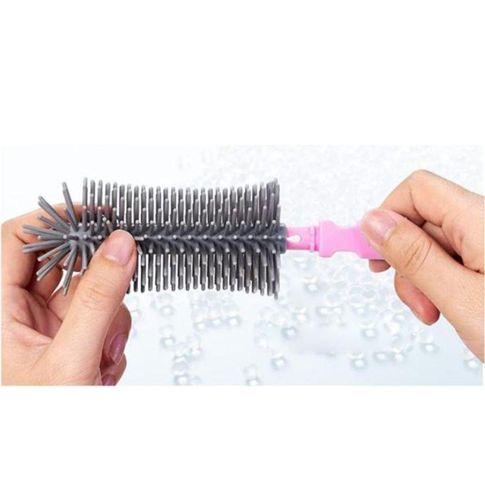 Kit Escova De Limpeza 4 Em 1 Mamadeira Copo Garrafa Bebe Criança Limpeza Higiene Bolsa Passeio Mala Viagem - 10