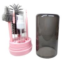 Kit Escova De Limpeza 4 Em 1 Mamadeira Copo Garrafa Bebe Criança Limpeza Higiene Bolsa Passeio Mala Viagem