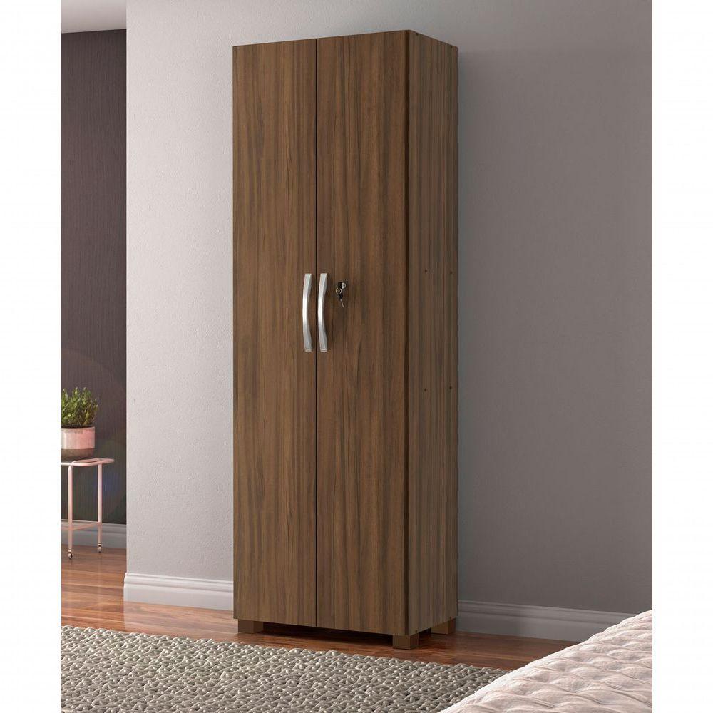 Armário Multiuso Platte Nogal - Moveisaqui - 4