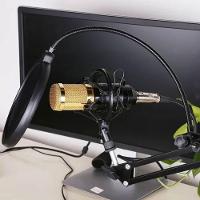 Microfone Condensador Profissional Mesa De Som Controladora Gravaçao De Audio Podcast Streaming Live Transmissao Ao Vivo - 3