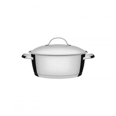 Caçarola Rasa 22cm Tramontina Allegra Em Aço Inox