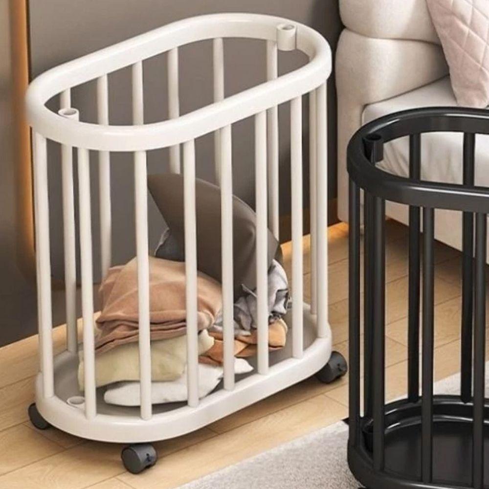 Cesto Carrinho Organizador Multiuso Rodinhas Objetos Roupas Acessorios Organizaçao Casa Sala Banheiro Cozinha Salao - 7