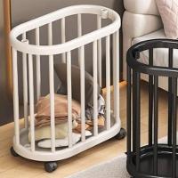 Cesto Carrinho Organizador Multiuso Rodinhas Objetos Roupas Acessorios Organizaçao Casa Sala Banheiro Cozinha Salao - 7