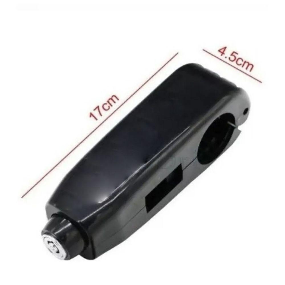 Trava De Manete Moto Manopla Guidao Freio Embreagem Cadeado Antifurto Acelerador Motocicleta Bicicleta Bike Proteçao - 5