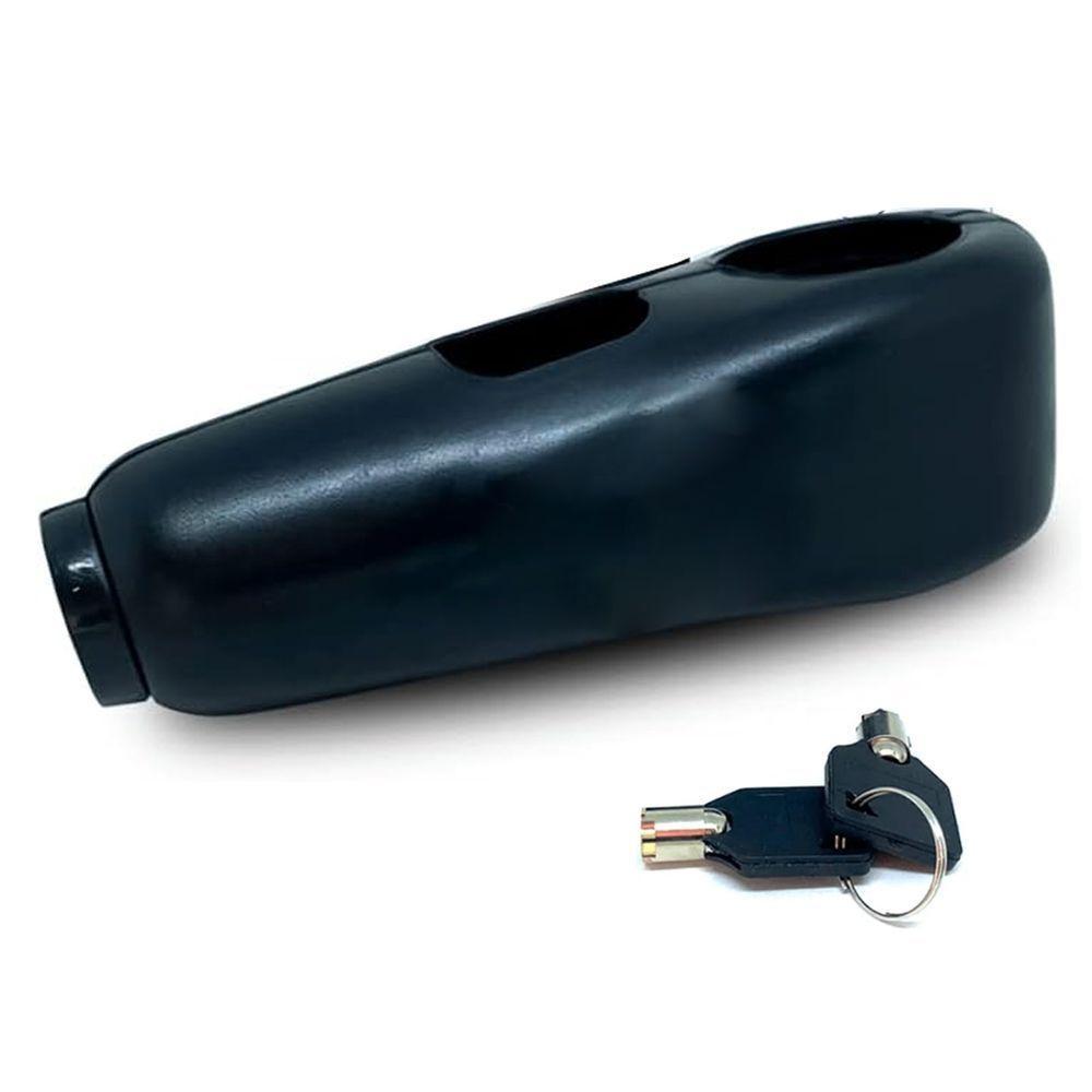 Trava De Manete Moto Manopla Guidao Freio Embreagem Cadeado Antifurto Acelerador Motocicleta Bicicleta Bike Proteçao - 7