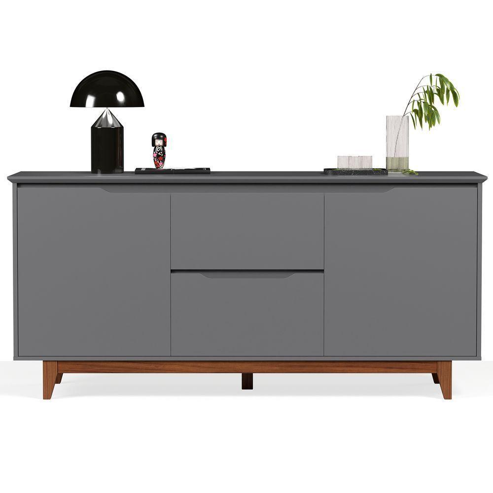 Buffet 2 Portas Flow Cinza - 1