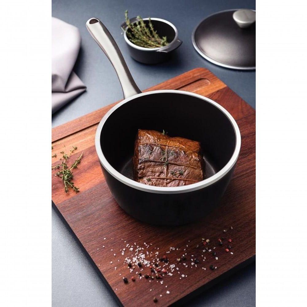 Panela Tramontina Lyon Em Alumínio Com Revestimento Starflon Preto 20cm - 2