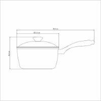 Panela Tramontina Lyon Em Alumínio Com Revestimento Starflon Preto 20cm - 5