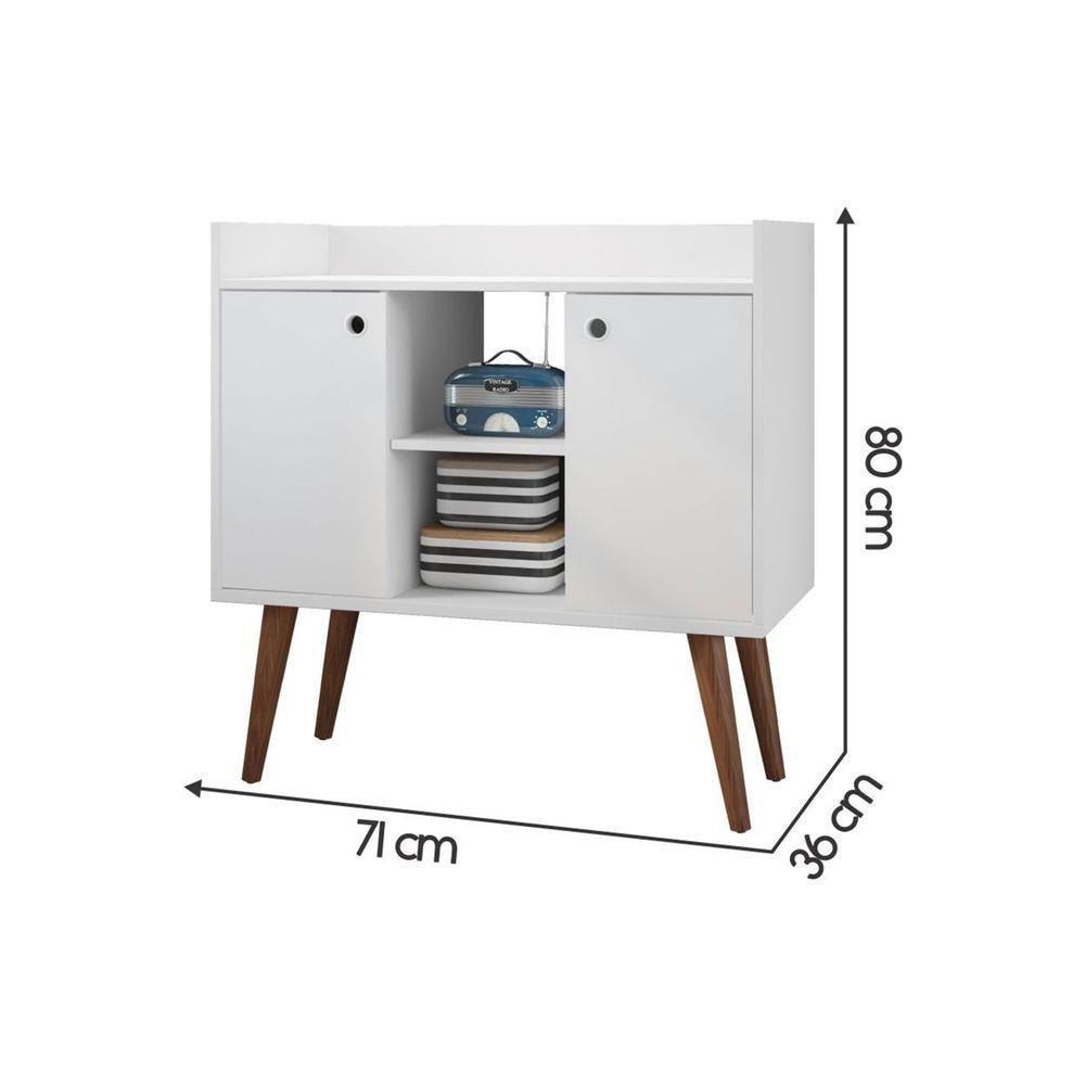 Aparador Cairo Freijó Branco - Fiorello - 4