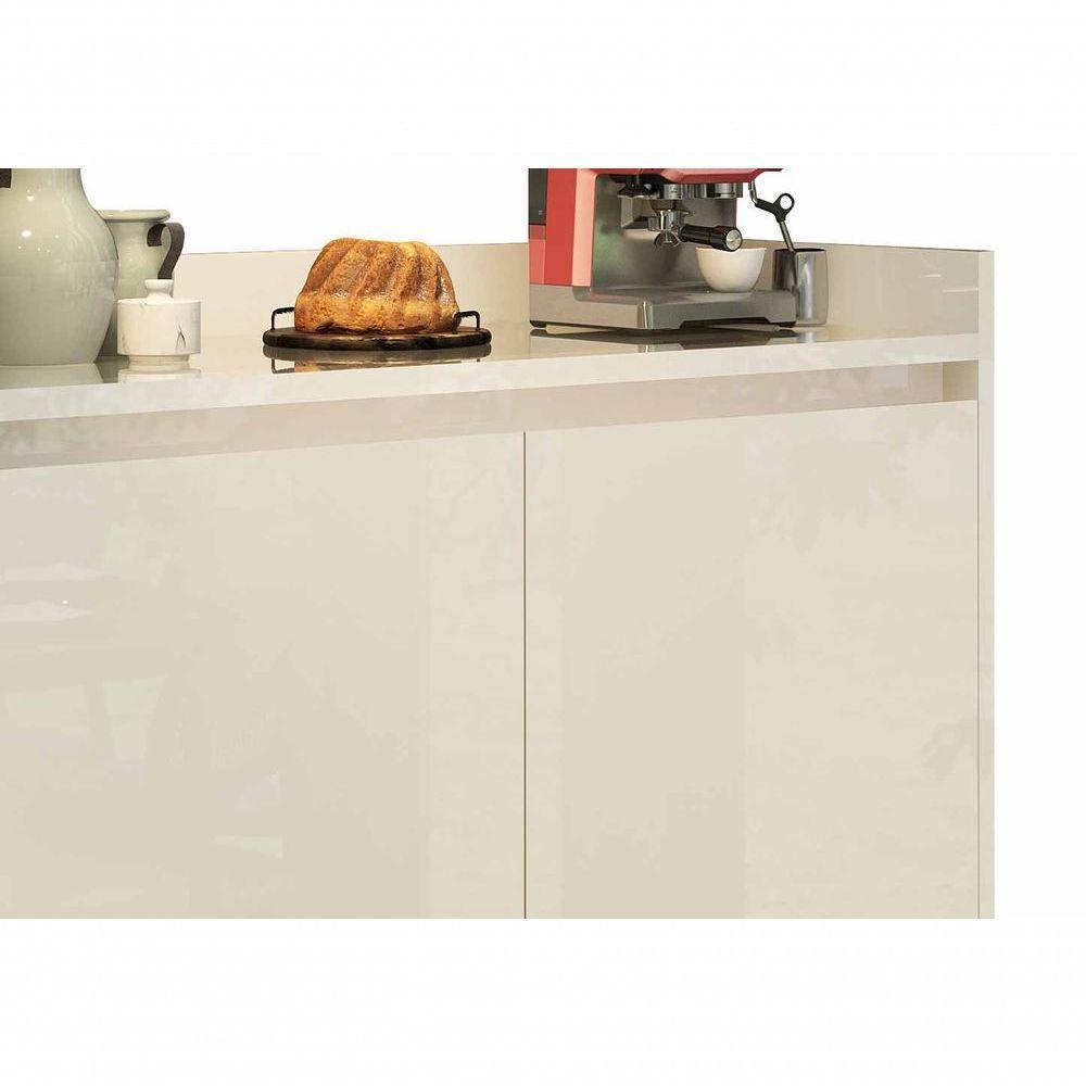 Buffet Aparador Retrô Clássico 2 Portas Off White - Moveisaqui - 3