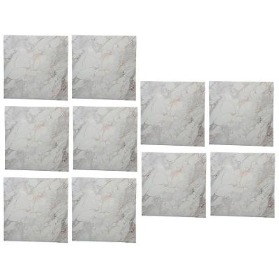 Placa Adesiva 3d Marmore Kit 10 Uni Autocolante Papel De Parede Obra Reforma Casa Banheiro Cozinha Varanda Decoraçao