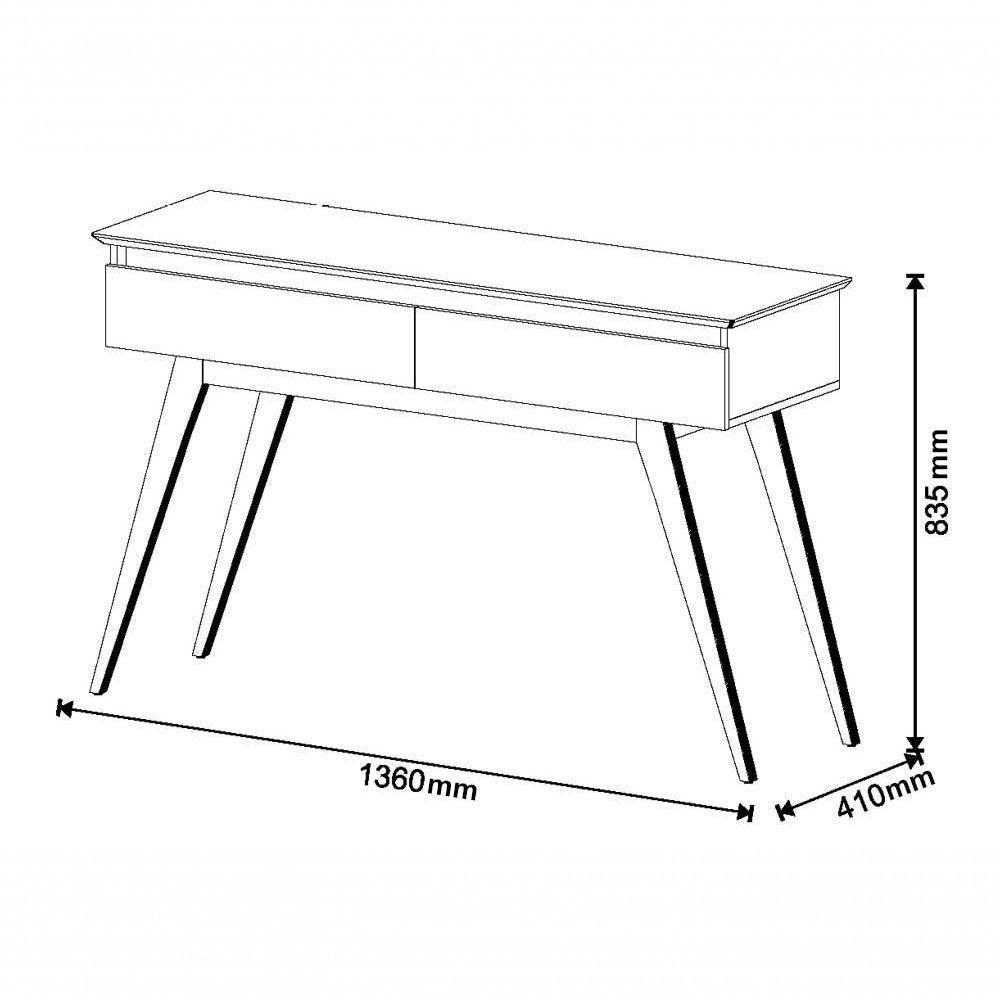 Aparador Classic 1.36 Freijó Com Off White - Imcal Móveis - 5