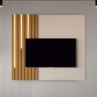 Painel Boto 1.4 Off White Com Nature - Moveis Jb - 3