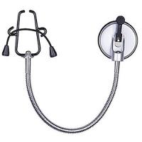 Suporte Secador Cabelo Ajustavel Articulavel Espelho Azulejo Vidro Banheiro Quarto Academia Casa Parede Portatil - 7