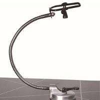 Suporte Secador Cabelo Ajustavel Articulavel Espelho Azulejo Vidro Banheiro Quarto Academia Casa Parede Portatil - 10