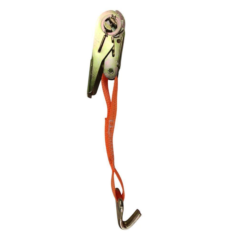 Cinta De Elevaçao 6 Metros Com Catraca Carga Transporte Amarraçao Obra Construçao Mudança Armazenamento Resistente - 5