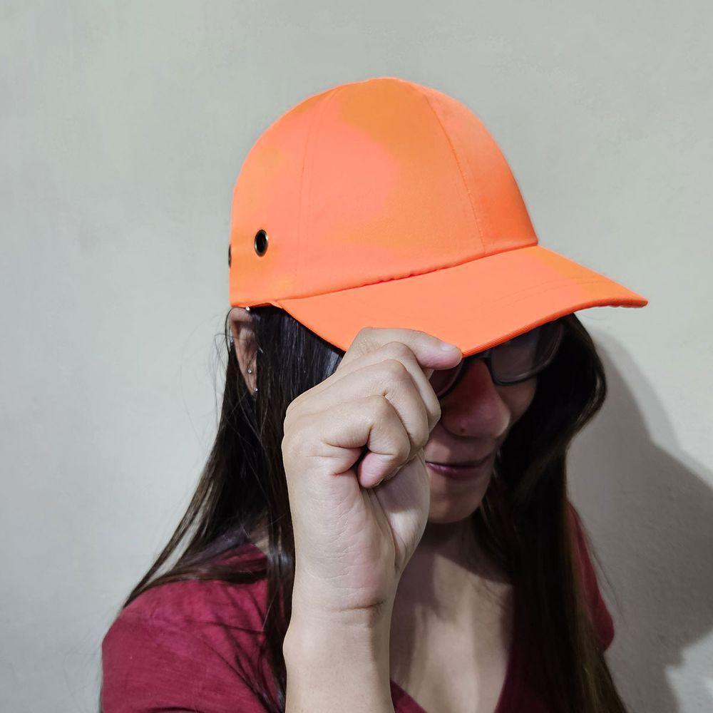 Bone Com Capacete Epi Segurança Obra Reparo Construçao Casquete Trabalho Oficina Resistente Proteçao - 4