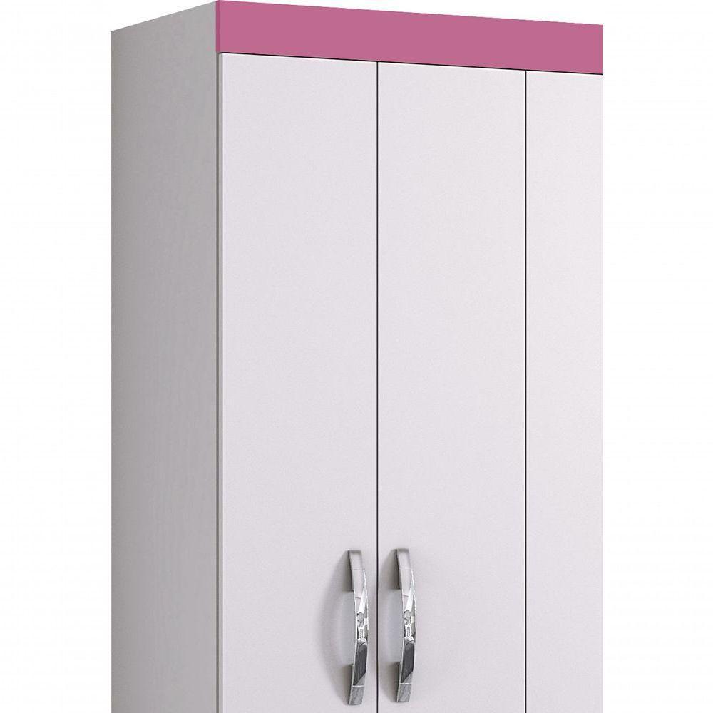 Guarda-roupa 4 Portas Nt 5005 Rosa - Notável - 3