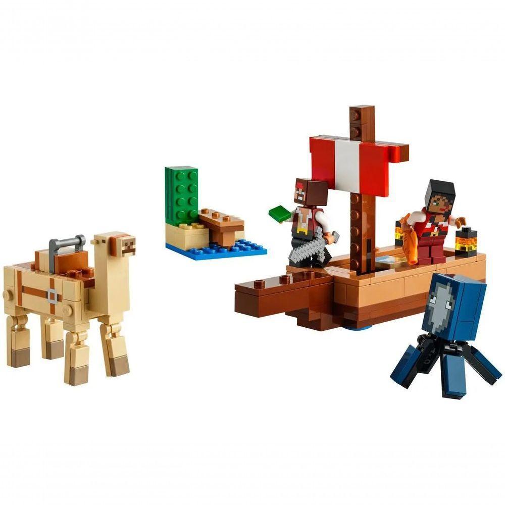 Lego Minecraft A Viagem Do Barco Pirata - 166 Peças 21259 - 2