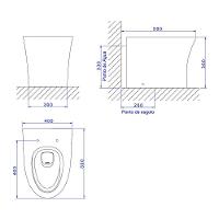 Vaso Sanitário Convencional Deca Vertis Total Clean Kp.8710.17 Branco - 4
