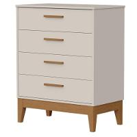 Cômoda Gaveteiro Infantil Flip Areia Acetinado - Reller - 1