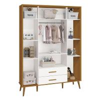 Quarto De Bebê Isis 4 Portas Com Gaveteiro Branco Acetinado Savana Com Colchão Ortobom - Reller - 3