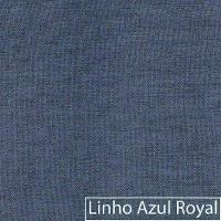 Sofá Orgânico Luxo Recepção 220cm Amore Linho Azul Royal - 7
