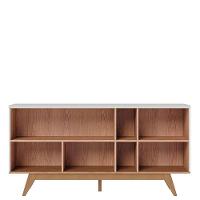 Cristaleira Guanabara Off White Freijó Com Aparador Buffet Noronha Off White Matte Freijó - Colibri - 5