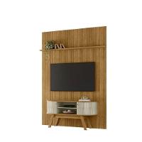 Painel Piso Teto New Interlagos Com Rack Bancada Atlanta New Silverstone Cumaru Opala- Madetec - 1