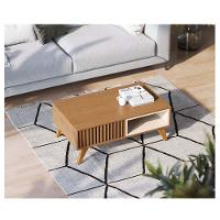 Mesa De Centro Ambiente Jeri Freijó Off White - Colibri - 1