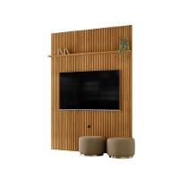 Painel Piso Teto New Interlagos Com Rack Bancada Frizz 1.5 New Premium Cumaru Opala - Madetec - 3