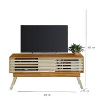 Painel Piso Teto New Interlagos Com Rack Bancada Frizz 1.5 New Premium Cumaru Opala - Madetec - 6