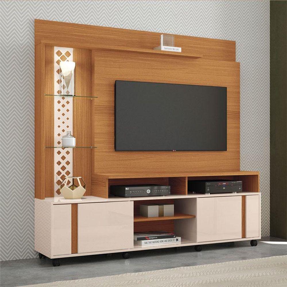 Home Theater Vitron Cinamomo Off White - Hb Móveis - 3