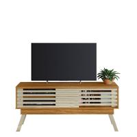 Painel Piso Teto New Interlagos Com Rack Bancada Frizz 1.5 New Premium Ambiente Cumaru Opala - Madetec - 6