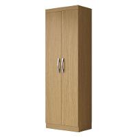 Guarda Roupa Solteiro Paris 2045150 Com Armário Multiuso 2000192 E Cômoda 2014143 Atacama - Aramóveis - 5