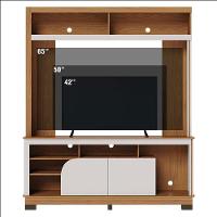 Estante Home Theater Belaya Freijó Off White Matte - Colibri - 3