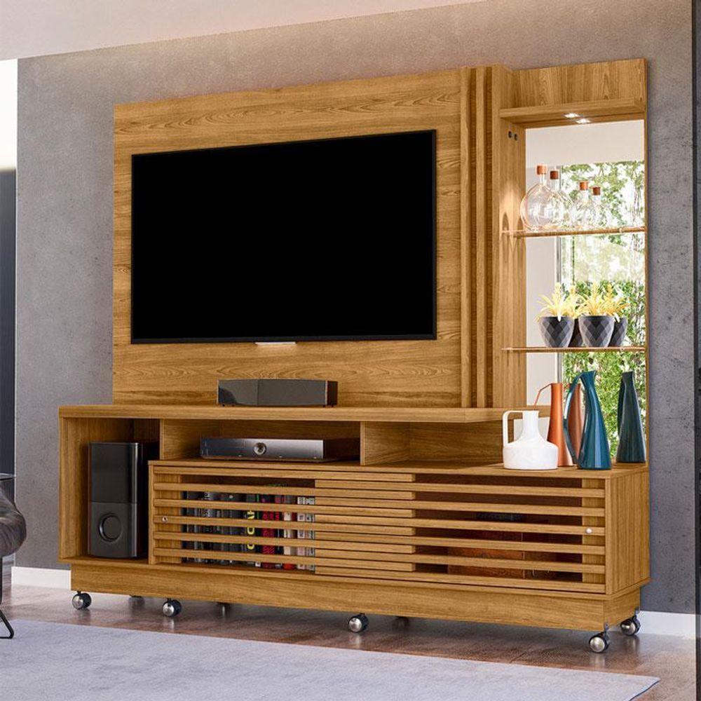 Home Theater Frizz Plus Cumaru Com Rodízios - Madetec - 3