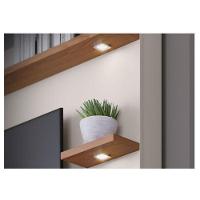 Estante Home Theater Campeche Com Pés Freijó Off White Matte - Colibri - 5