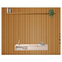 Painel Ripado You Bless 2.7 Cinamomo Off White - Hb Móveis - 1