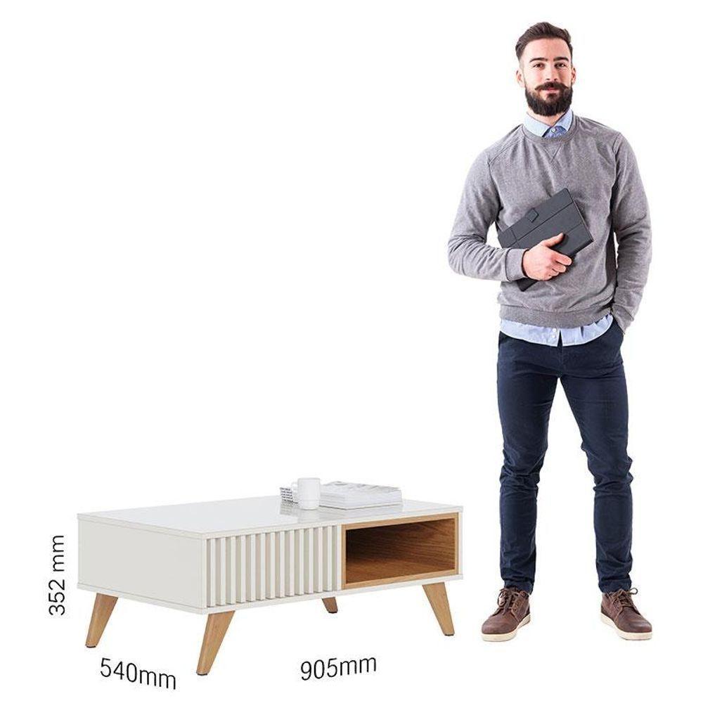 Home Suspenso Egeu Freijó Off White Com Mesa De Centro Jeri Off White Freijó E Aparador Riviera Freijó - Colibri - 6