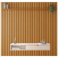 Painel Ripado You Bless 2.2 Cinamomo Off White - Hb Móveis - 1