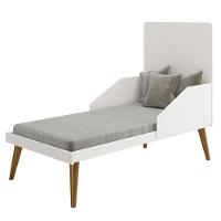 Quarto De Bebê Isis 4 Portas Com Gaveteiro Branco Acetinado Com Colchão Gazin - Reller - 10