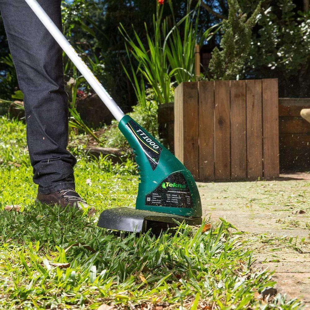 Aparador Grama Elétrico 28cm De Corte Fio Duplo Tekna 220V - 4