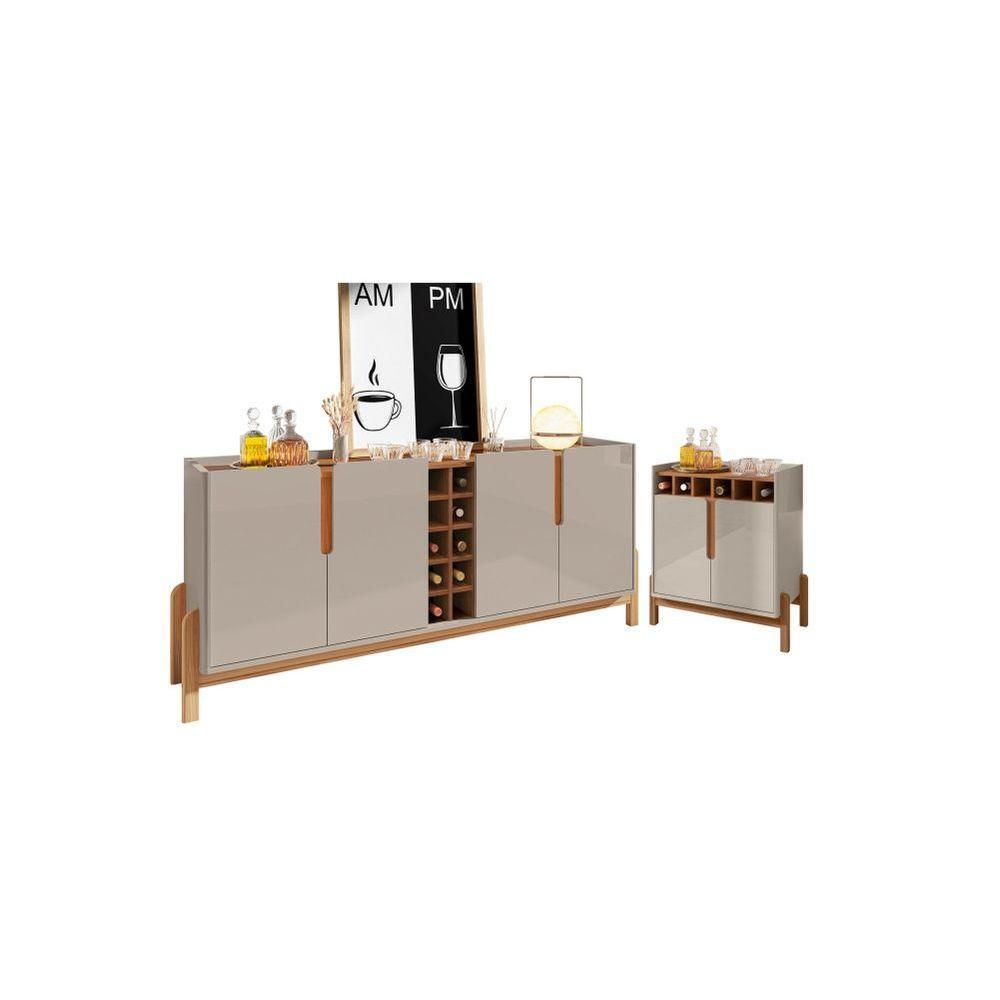 Conjunto Bar E Buffet 190 Off White Cedro - 1