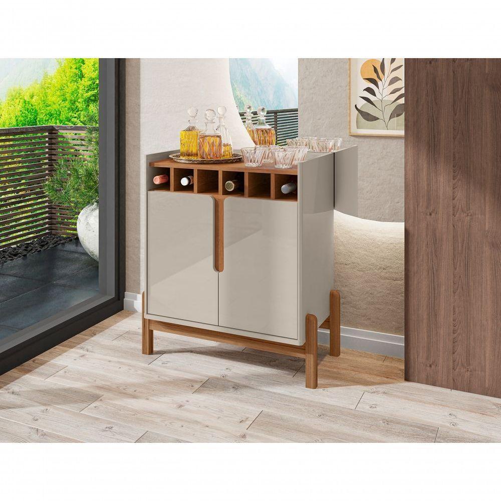 Conjunto Bar E Buffet 190 Off White Cedro - 4