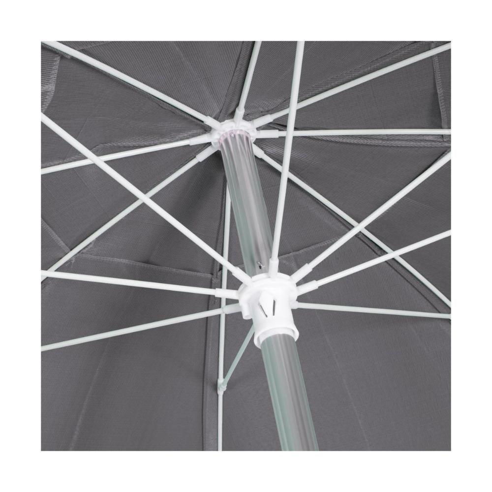 Guarda-sol Ombrelone Bagum Premium Fps 100 2,40m Mor Preto - 9