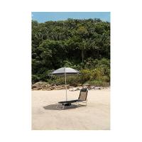 Guarda-sol Ombrelone Bagum Premium Fps 100 2,40m Mor Preto